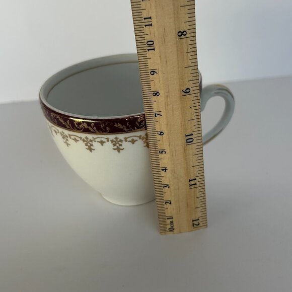 Alfred Meaking Golden Mae Tea Cups, Saucers & Creamer Made in England - Picture 13 of 14